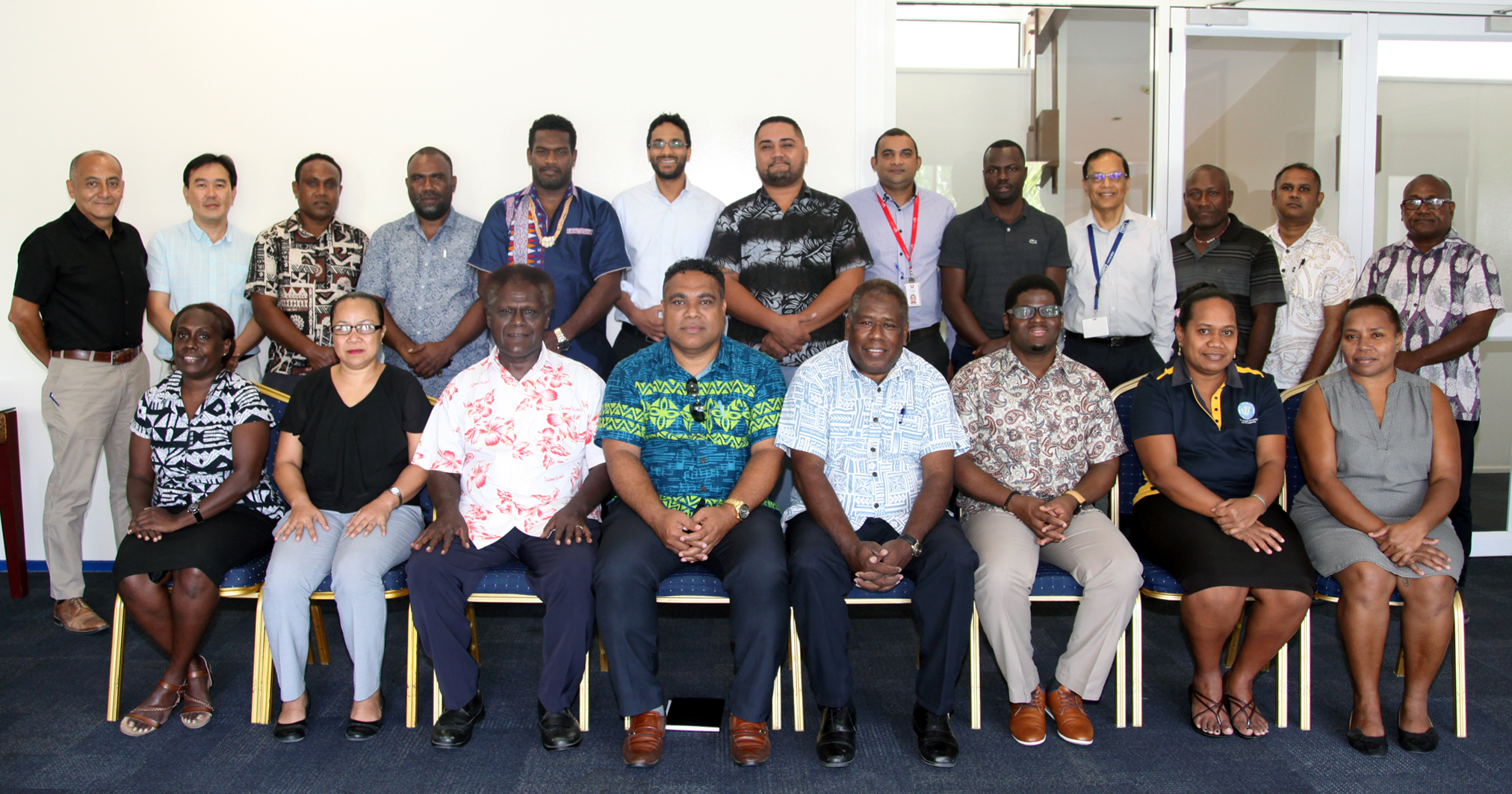 Official group photo of the stakeholders representing public and private sectors, development partners and civil society at the regional regulatory 1 day consultation on the 8th of November at the Heritage Park Hotel.