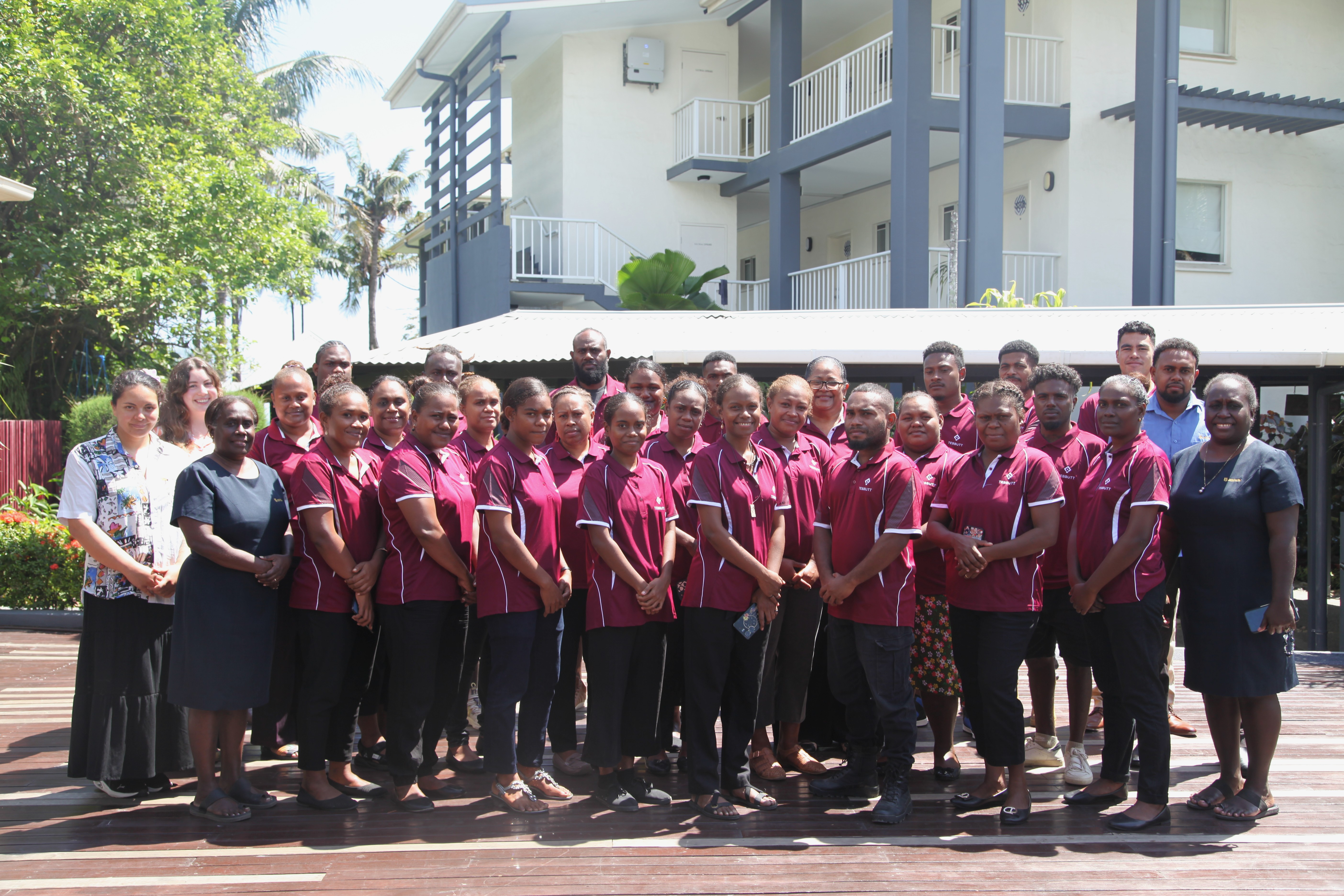 Group photo of the Tebbutt Enumerators along with representative from CBSI and Government Statistics 