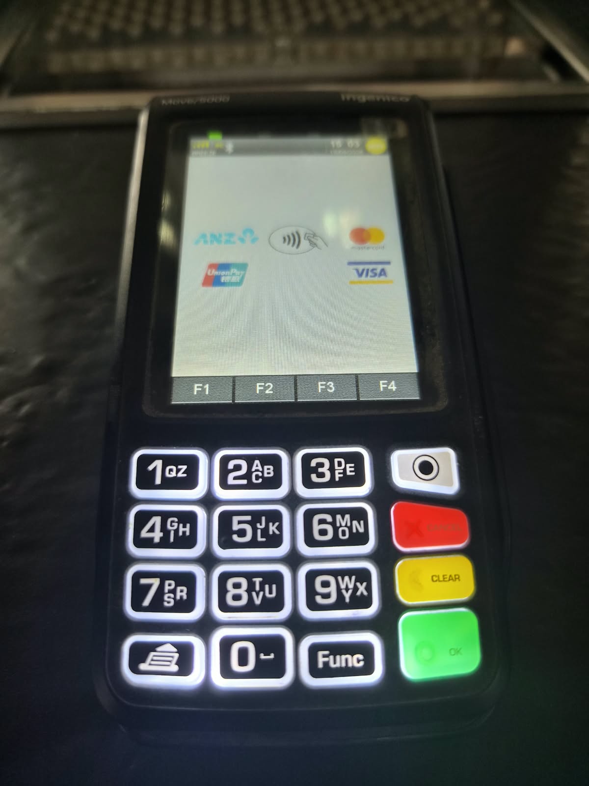 EFTPOS machines used by merchants or agents for transactions