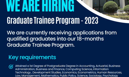 CBSI Graduate Trainee Program -2023 Advert