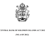 Press Release 08.23: Central Bank of Solomon Islands to Conduct Province-wide Consultations for Review of the Central Bank Act 2012